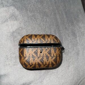 Brown MK AirPods case